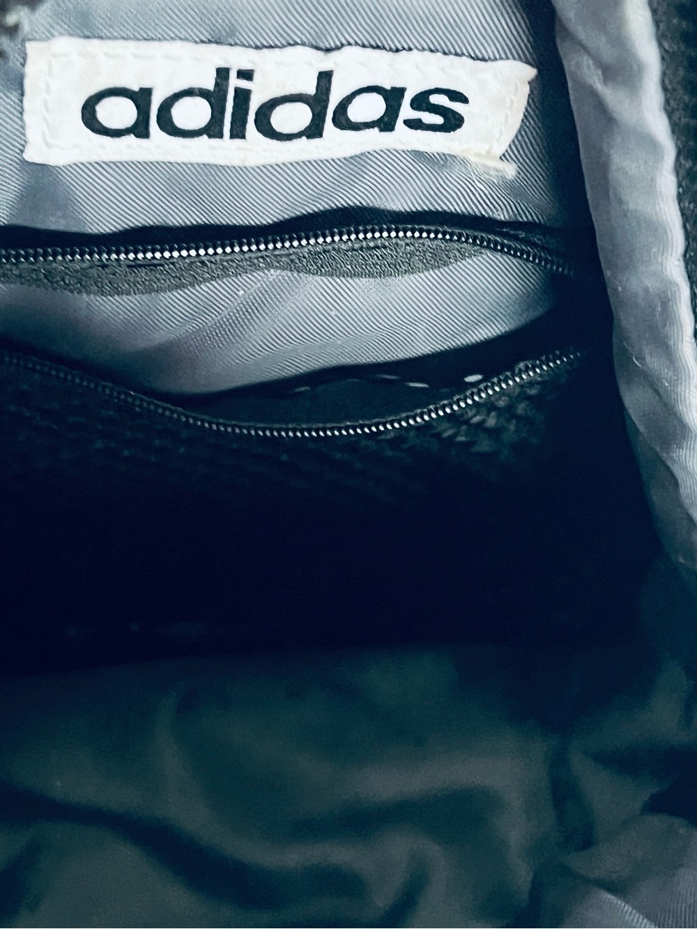 adidas Black Backpack with White Logo Tag - Picture 5 of 8